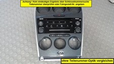 Radioblende/bedieneinheit Radio Mazda 6 Sport Kombi 2.0 CD DPF GG/GY/GG1 12