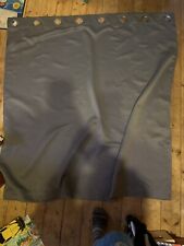 Blackout Vorhang Gardine Grau schwarz Silber dick dunkel Fenster