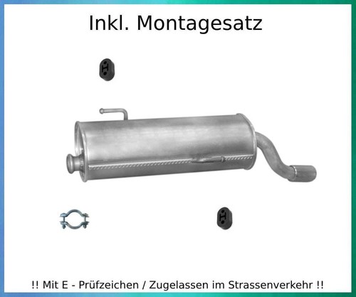 Endschalldämpfer für peugeot - endschalldämpfer,