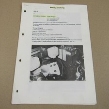 Webasto BBW DBW 46 Einbauanweisung Mitsubishi Pajero L040