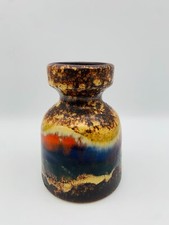 Vintage fat lava vase - lava,