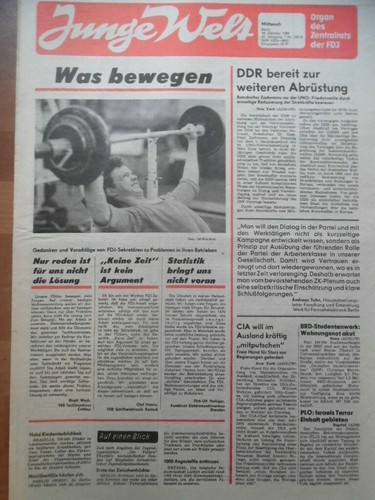 Junge welt oktober 1989 - welt,