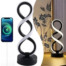 LED Tischlampe Spiral Design