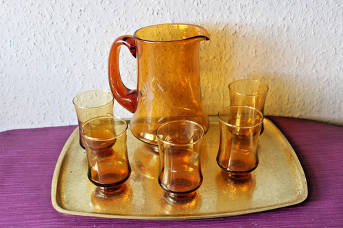 Art deco likör set - likör,