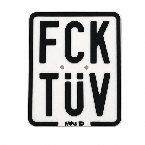 Fck tüv show kennzeichen - fck, show-kennzeichen
