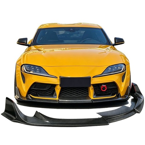 Carbon fiber front bumper - carbon,
