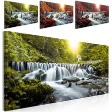 Wald Wasserfall Landschaft