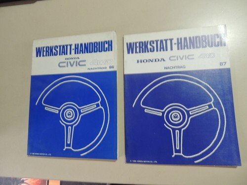Werkstatthandbuch nachtrag - werkstatthandbuch,
