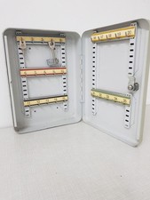 Schlüsselkasten Schlüsselschrank abschließbar Metall 25 Haken Schlüsselbox. (geb