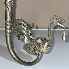 (Silber)Pfeife,Florales Muster