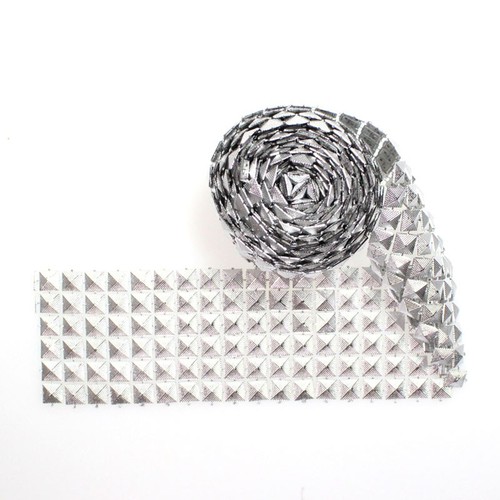 Strassband 5cm silber - 1,8m,