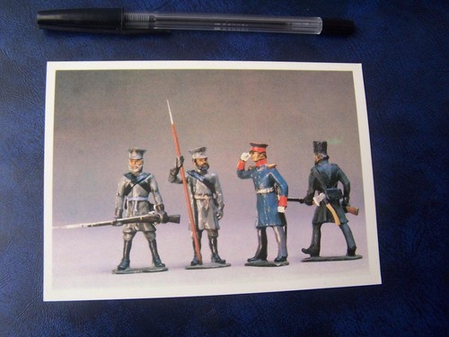 Sammlerkarte zinnsoldaten - sammlerkarte,