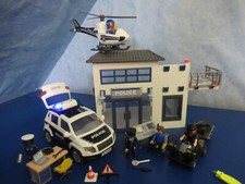 9372 Polizei Police Hubschrauber Gangster Auto  Quad v Figuren Playmobil 4329