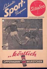 Fussball-Programmheft   61/62  Aufstieg   Viktoria Hamburg - Leu Braunschweig