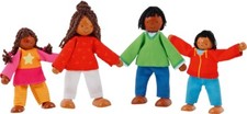 Biegepuppen moderne familie - biegepuppen,