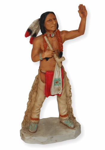 Indianerfigur häuptling - indianerfigur,