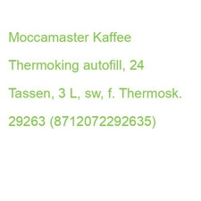 Moccamaster Kaffee Thermoking