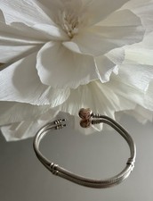 Pandora Moments Herz und SchlangenArmband SterlingSilber  rosévergoldet Original