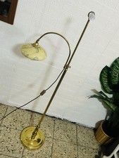 Marmorglas Optik verstellbare Jugendstil Messing-metall Stehlampe Lampe Flur