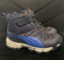 Orig. PUMA Kinder Winter Stiefel Schnee Schuhe Boots Gr. 35,5 Schwarz Blau