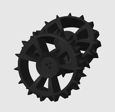 Antriebsrad Räder Ersatz 2x