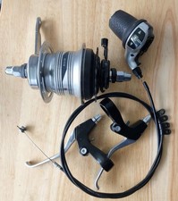 Shimano Nexus 7-Gang Getriebenabe SG-7C18 mit Rücktrittbremse  - silber, 36 Loch