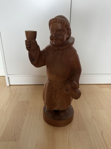 Holzfigur mönch mit - holzfigur,