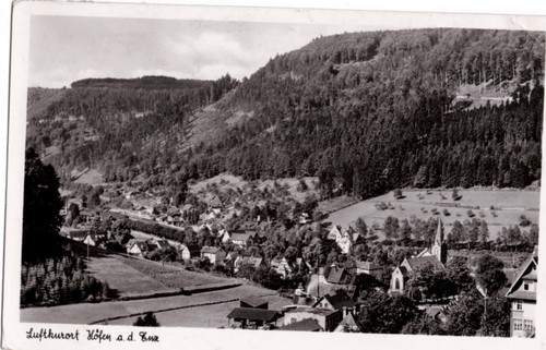 Höfen enz ortsansicht - ak, enz,