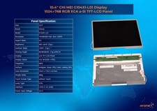 10.4" Inch CHI MEI G104X1-L01