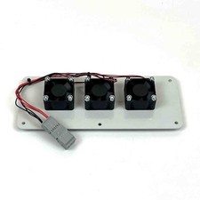 SUNON MagLev MB40202VX-000U-A99 Lüfter DC24V, 3 Stk. auf Metallplatte, unused