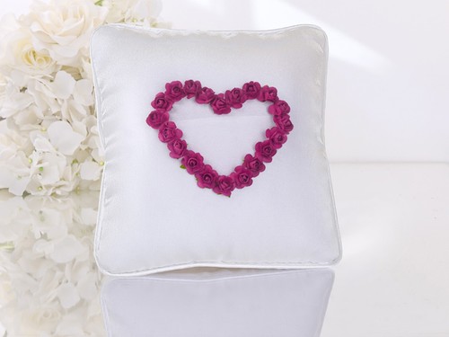 Ringkissen hochzeit creme mit - ringkissen,
