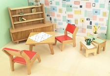 Wohnzimmer Hermann Rülke Schrank 1:12  Puppenstube Puppenhaus 50 er Jahre 