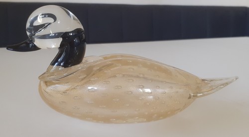 Original murano glas ente - glas, v