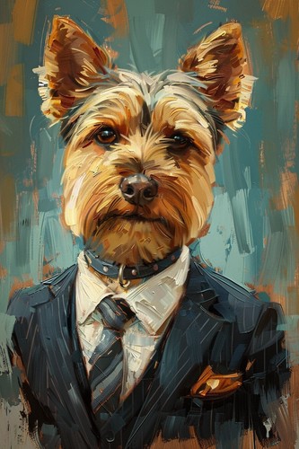 Fun terrier hund - terrier,