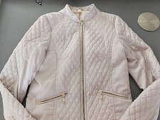 Leichte Indoor Stepp Jacke MARKE FRIENDTEX Dänemark, Gr. S, hell beige 