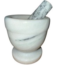 Mörser Marmor Stößel