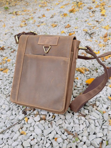 Genuine leather men sling - genuine, men's