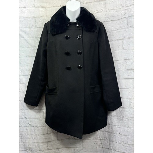 Next black pea coat - next,