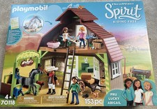 Playmobil 70118 Spirit Riding Free Pferdestall, Scheune (fast vollständig)