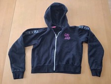 Jacke, schwarz, mit Kapuze