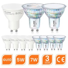 1 4 10 GU10 5W/7W LED GU10 Birne Kaltweiß Warmweiß Spot Strahler Leuchtmittel CE