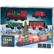 Weihnachtszug mit Licht und