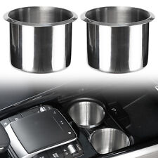 2 PCS Edelstahl Einbaubecher