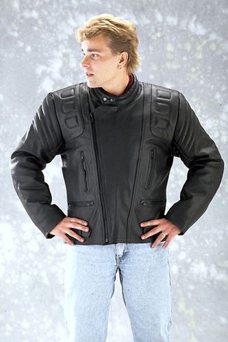 Leder motorradjacke old style - motorradjacke, old-style