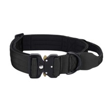 BERQKRAFT Taktisches Hundehalsband aus  Nylon Halsband mit Griff für Hunde