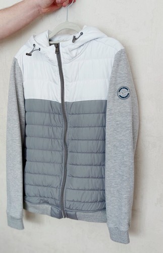 Ubergang jacke weiß - jacke, grau