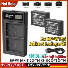 2x NP-W126 Akku +Dual