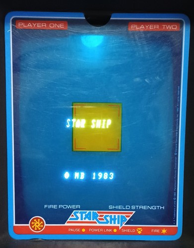 Vectrex star ship - ship,