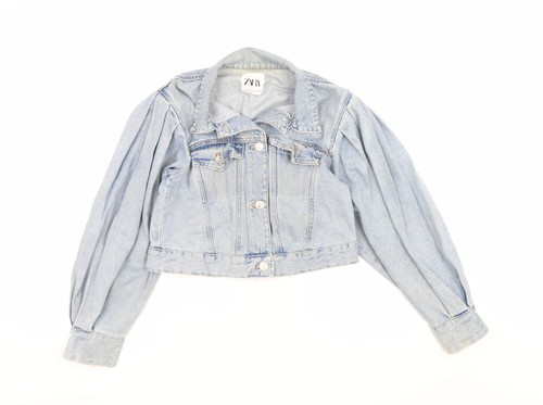Zara damen jeansjacke blau - damen,