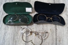 Antike brillen mit etui - antike,
